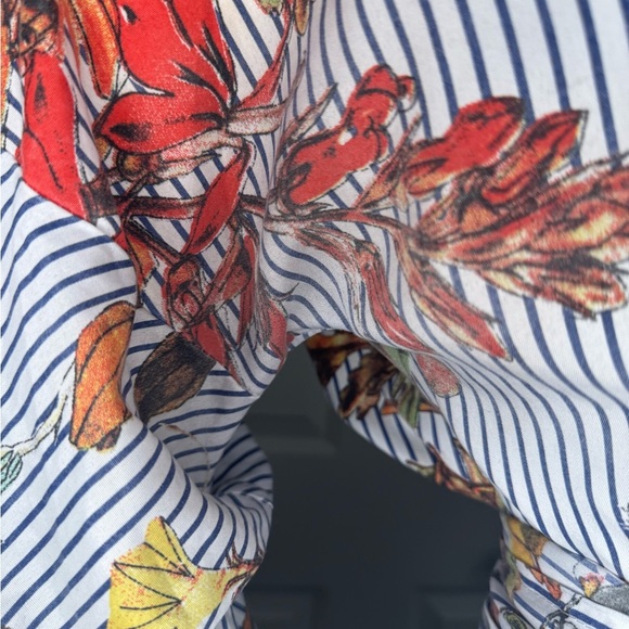 Unbranded Black and White Wrap Tie Front Blouse Size Medium. - Picture 9 of 14